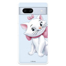 Funda para Google Pixel 7A Oficial de Disney Marie Silueta - Los Aristogatos