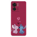 Funda para Motorola Edge 40 Oficial de Disney Angel & Stitch Beso - Lilo & Stitch