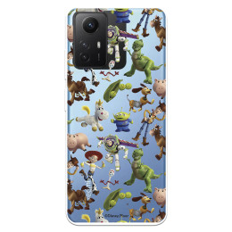 Funda para Xiaomi Redmi Note 12S Oficial de Disney Muñecos Toy Story Siluetas - Toy Story
