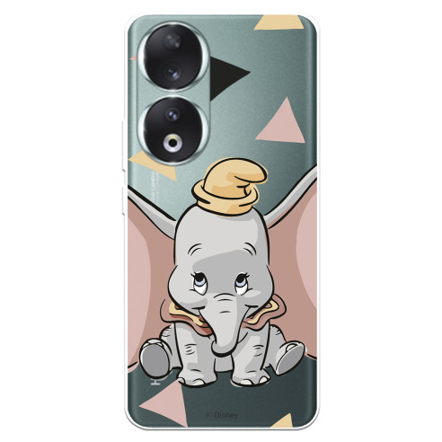 Funda para Honor 90 Oficial de Disney Dumbo Silueta Transparente - Dumbo