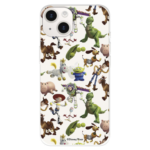 Funda para iPhone 15 Oficial de Disney Muñecos Toy Story Siluetas - Toy Story