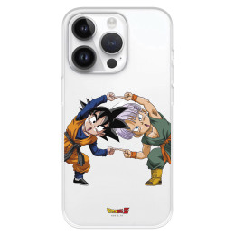 Funda para iPhone 15 Pro Oficial de Dragon Ball Goten y Trunks Fusión - Dragon Ball