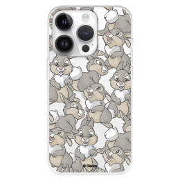 Funda para iPhone 15 Pro Oficial de Disney Tambor Patrones - Bambi