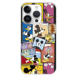 Funda para iPhone 15 Pro Oficial de Disney Mickey Comic - Clásicos Disney