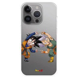 Funda para iPhone 15 Pro Max Oficial de Dragon Ball Goten y Trunks Fusión - Dragon Ball