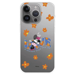 Funda para iPhone 15 Pro Max Oficial de Disney Minnie Minnie Love - Clásicos Disney