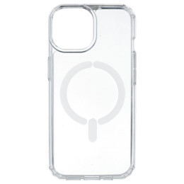 Funda Transparente Logo Compatible con Magsafe para iPhone 15 Plus