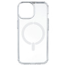 Funda Transparente Logo Compatible con Magsafe para iPhone 15 Plus