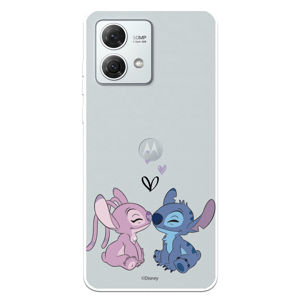 Funda para Samsung Galaxy S22 Plus Oficial de Disney Angel & Stitch Beso -  Lilo & Stitch