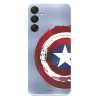 Funda para Samsung Galaxy A25 5G Oficial de Marvel Capitán América Escudo Transparente - Marvel
