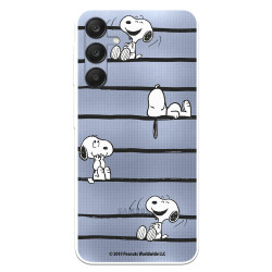 Funda para Samsung Galaxy A25 5G Oficial de Peanuts Snoopy rayas - Snoopy