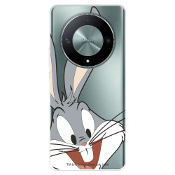 Funda para Huawei Honor Magic6 Lite Oficial de Warner Bros Bugs Bunny Silueta Transparente - Looney Tunes