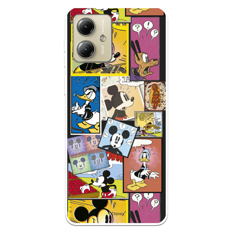 Funda para Motorola Edge 40 Neo Oficial de Disney Mickey Comic - Clásicos Disney