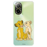 Funda para Realme C67 Oficial de Disney Simba y Nala Silueta - El Rey León