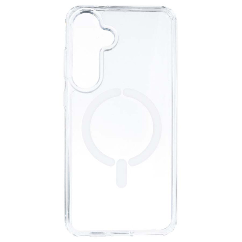 Funda Transparente Logo Compatible con Magsafe para Samsung Galaxy S23 FE