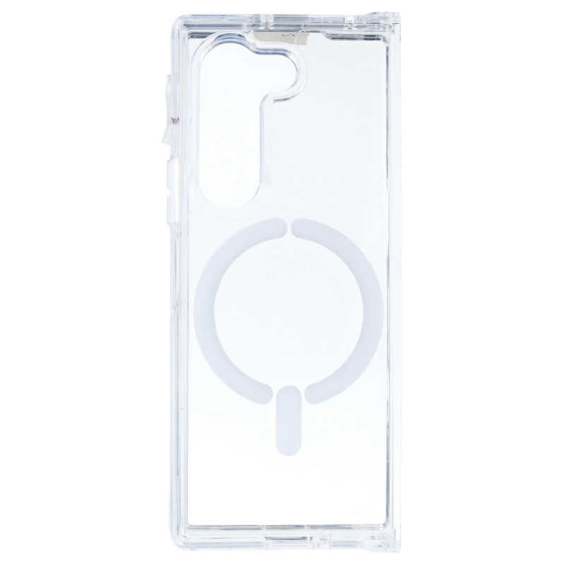 Funda Transparente Logo Compatible con Magsafe para Samsung Galaxy Z Fold 6