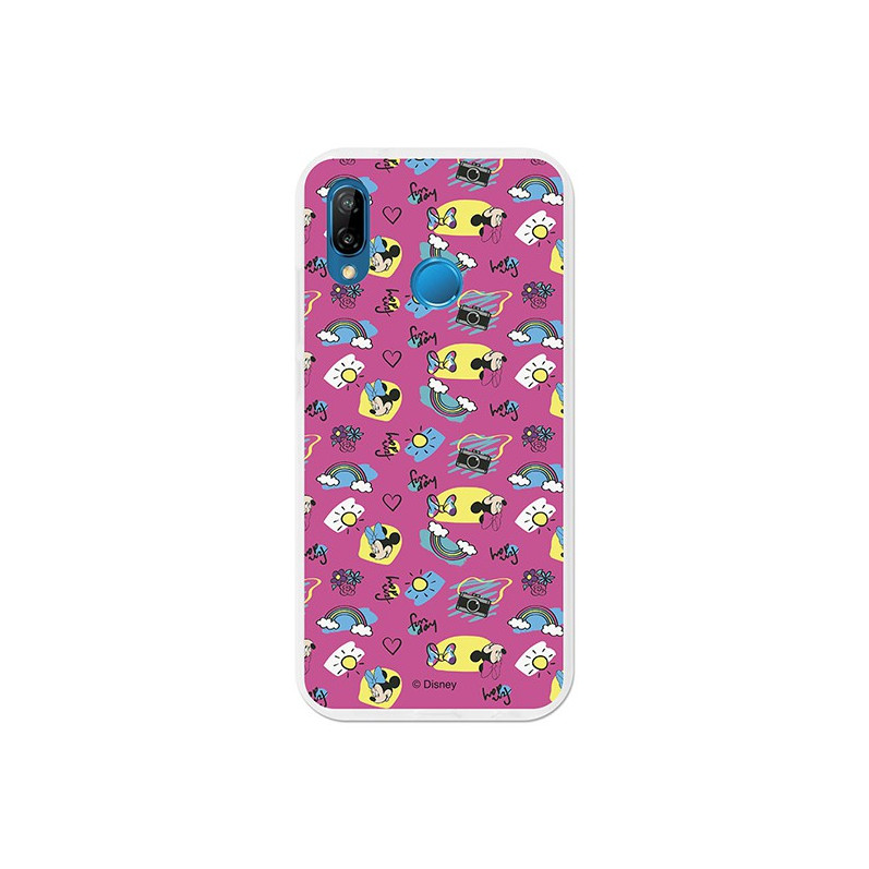 Oficjalne etui Disney Minnie Fun day Huawei P20 Lite