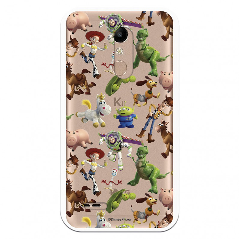 Carcasa Oficial Carcasa Oficial Disney Toy Story Siluetas Transparente - Toy Story para LG K11 - La Casa de las Carcasas