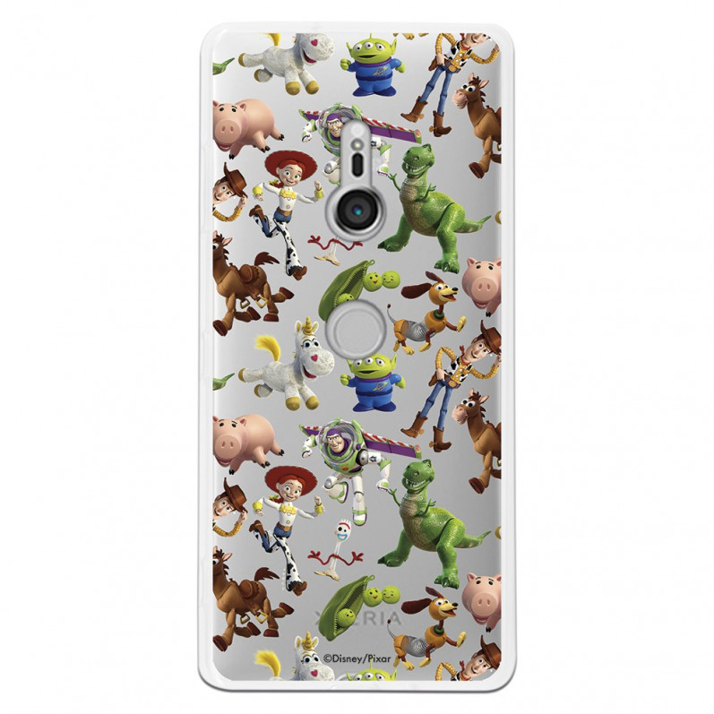 Carcasa Oficial Carcasa Oficial Disney Toy Story Siluetas Transparente - Toy Story para Sony Xperia XZ3- La Casa de las Carcasas