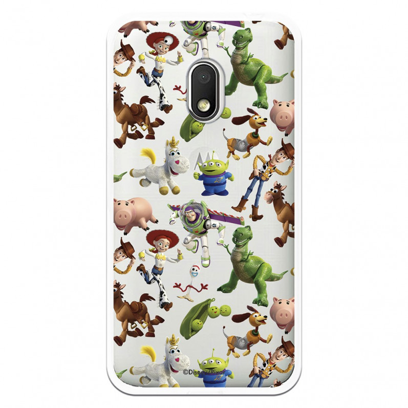 Oficjalne przezroczyste etui Disney Toy Story Sylwetki — Toy Story na Motorola Moto G4 Play