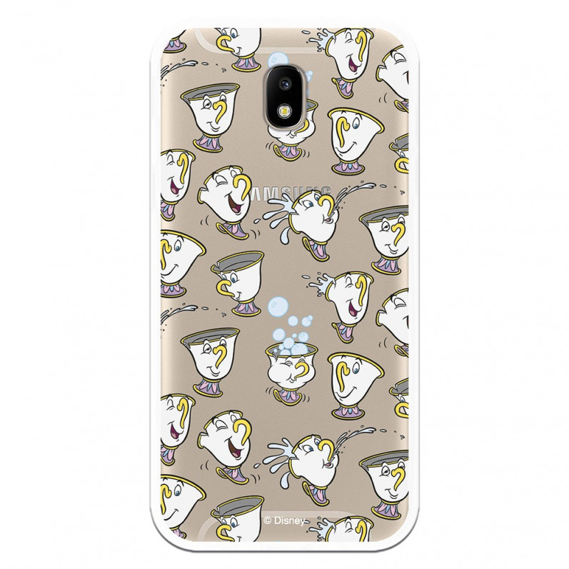 Carcasa Oficial Disney Chip Potts Siluetas Transparente para Samsung Galaxy J5 2017 Europeo- La Casa de las Carcasas