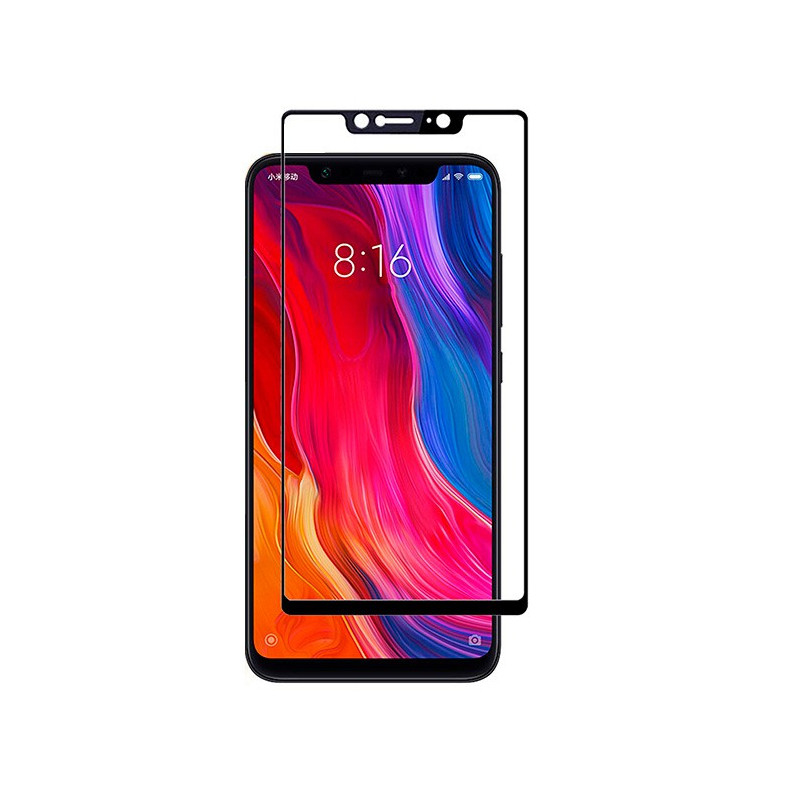 Pełne czarne szkło hartowane do Xiaomi Mi 8 SE