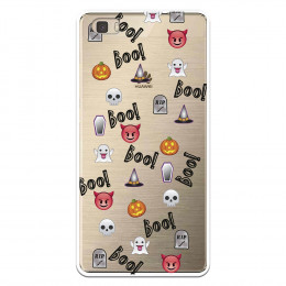Carcasa Halloween Icons para Huawei P8 Lite- La Casa de las Carcasas