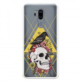 Carcasa Calavera Cuervo para LG G7- La Casa de las Carcasas