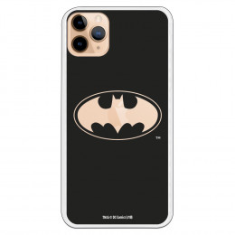 Funda para iPhone 11 Pro Max Oficial de DC Comics Batman Logo Transparente - DC Comics
