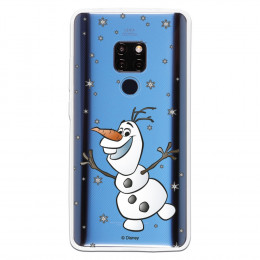 Funda para Huawei Mate 20 Oficial de Disney Olaf Transparente - Frozen