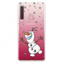 Funda para Samsung Galaxy A9 2018 Oficial de Disney Olaf Transparente - Frozen