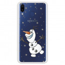 Funda para Samsung Galaxy M20 Oficial de Disney Olaf Transparente - Frozen