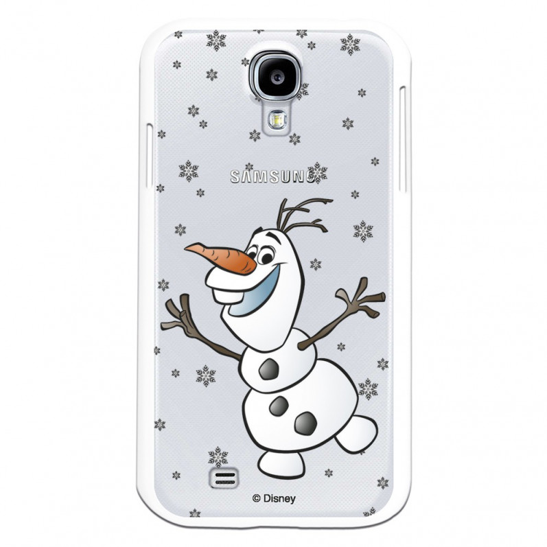 Funda para Samsung Galaxy S4 Oficial de Disney Olaf Transparente - Frozen