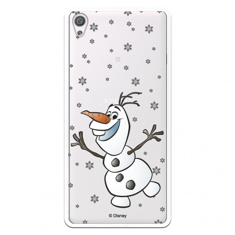 Funda para Sony Xperia XA Oficial de Disney Olaf Transparente - Frozen