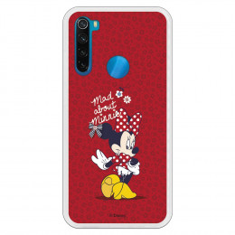 Funda para Xiaomi Redmi Note 8 Oficial de Disney Minnie Mad About - Clásicos Disney