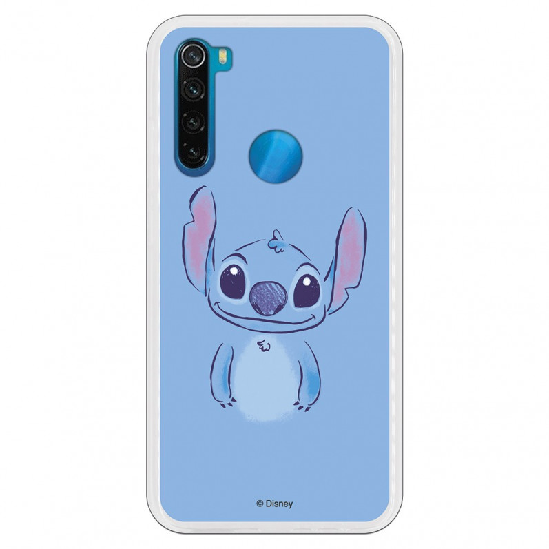 Funda para Xiaomi Redmi Note 8 Oficial de Disney Stitch Azul - Lilo & Stitch