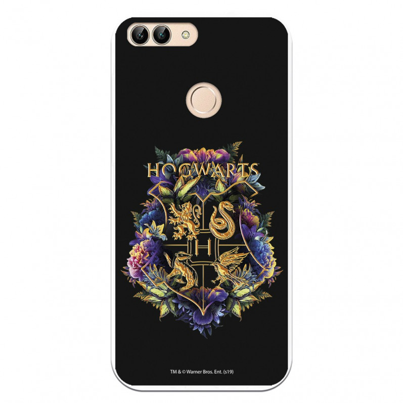 Funda para Huawei P Smart Oficial de Harry Potter Hogwarts Floral  - Harry Potter