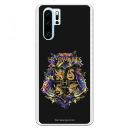 Funda para Huawei P30 Pro Oficial de Harry Potter Hogwarts Floral  - Harry Potter