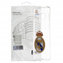 Carcasa Oficial Real Madrid Escudo Transparente para Samsung Galaxy S10