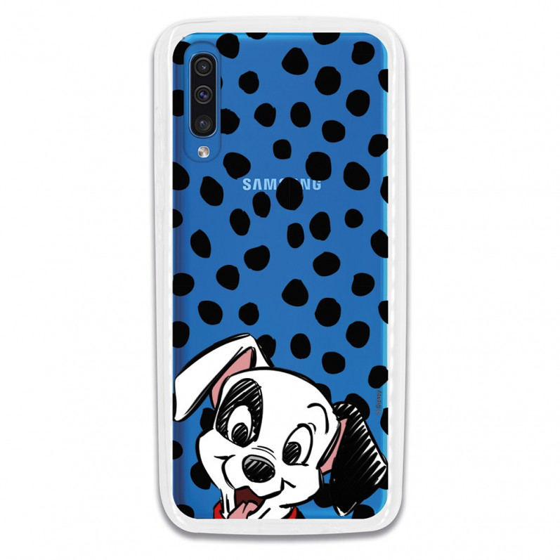 Funda para Samsung Galaxy A70 Oficial de Disney Cachorro Manchas - 101 Dálmatas