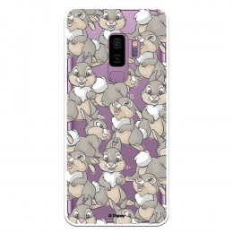 Funda para Samsung Galaxy S9 Plus Oficial de Disney Tambor Patrones - Bambi