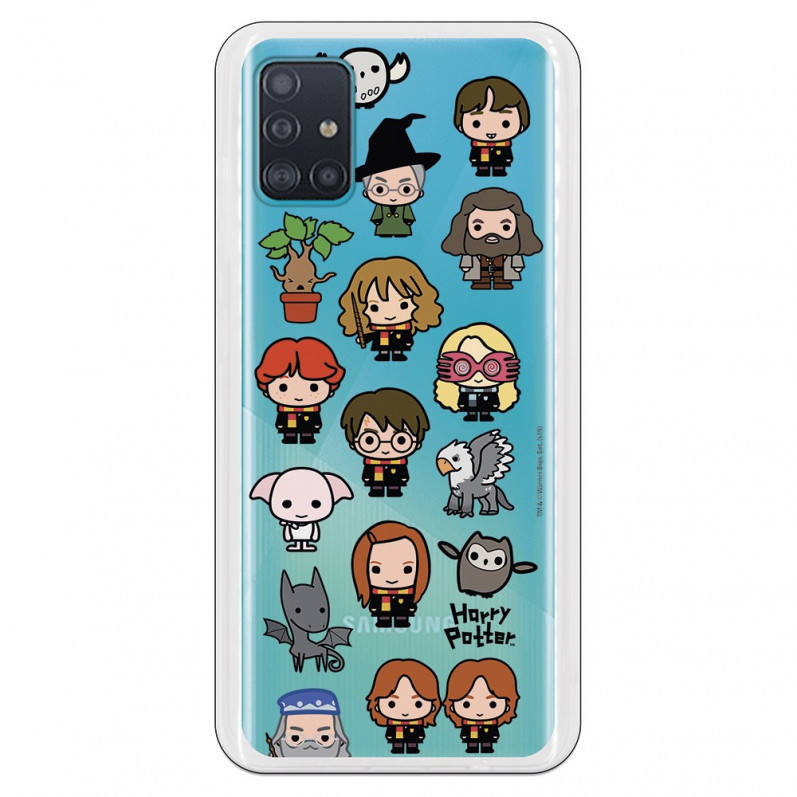 Funda para Samsung Galaxy A51 Oficial de Harry Potter Personajes Iconos - Harry Potter