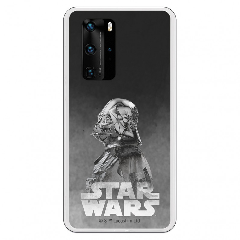 Funda para Huawei P40 Oficial de Star Wars Darth Vader Fondo negro - Star Wars