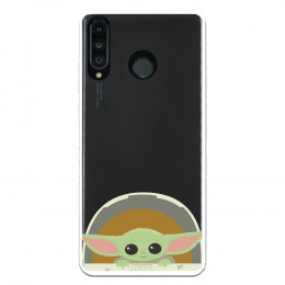 Funda para Huawei P30 Lite Oficial de Star Wars Baby Yoda Sonrisas - Star  Wars