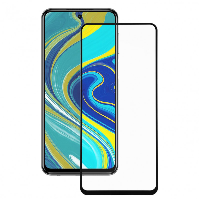 Pełne czarne szkło hartowane do Xiaomi Redmi Note 9S