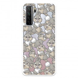 Funda para Huawei P40 Lite 5G Oficial de Disney Tambor Patrones - Bambi