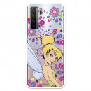 Funda para Huawei P40 Lite 5G Oficial de Disney Campanilla Flores - Peter Pan