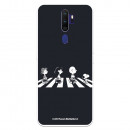 Funda para Oppo A9 2020 Oficial de Peanuts Personajes Beatles - Snoopy