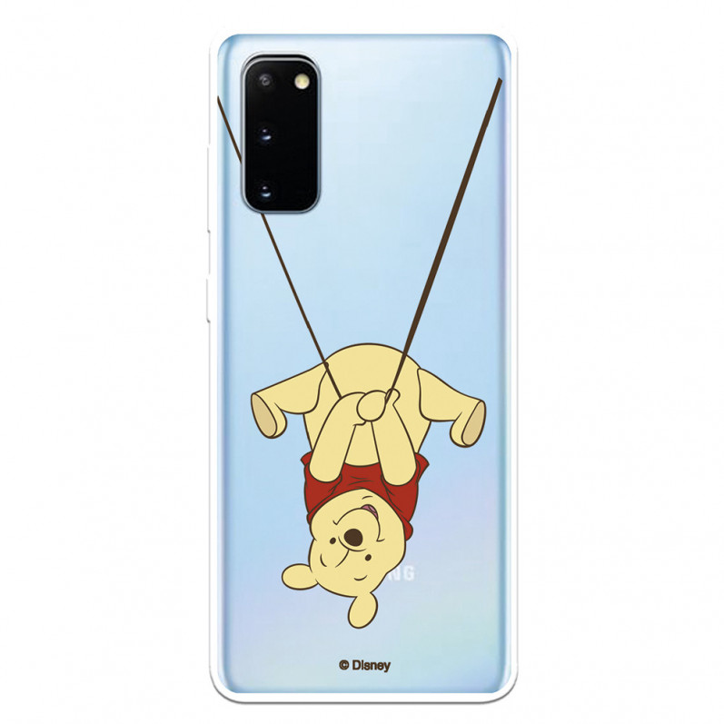 Funda para Samsung Galaxy A81 Oficial de Disney Winnie  Columpio - Winnie The Pooh