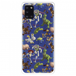 Funda para Samsung Galaxy A31 Oficial de Disney Muñecos Toy Story Siluetas - Toy Story